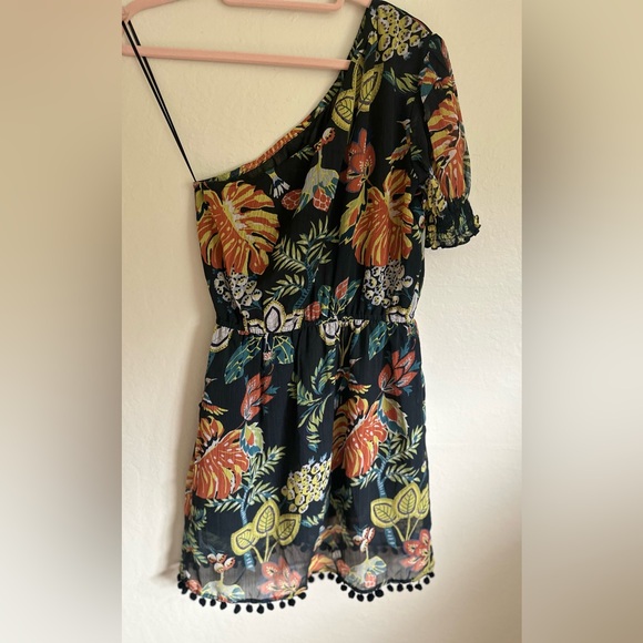 Raga Lavanya One-Shoulder Mini Dress, size small - Picture 9 of 9